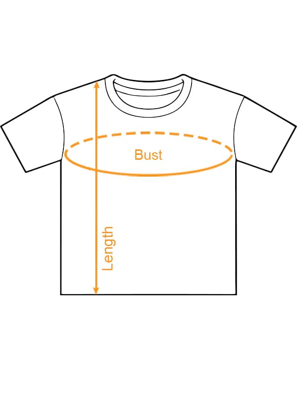 Lady's Cropped T-Shirt | AS Colour 4062 size chart imperial