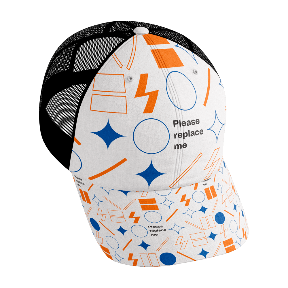 AOP Mesh Back Classic Cap (CN)