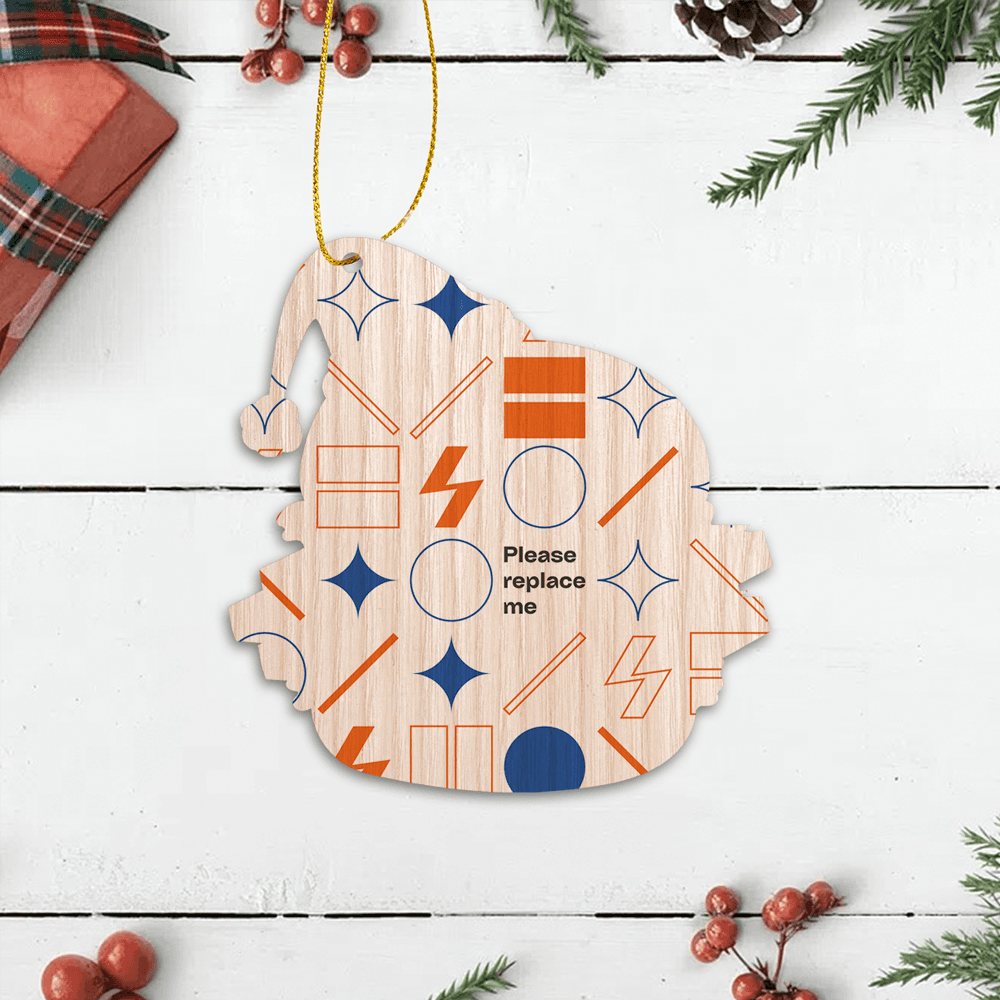 Custom Shaped Wooden Ornament - 1 Sided (VN)
