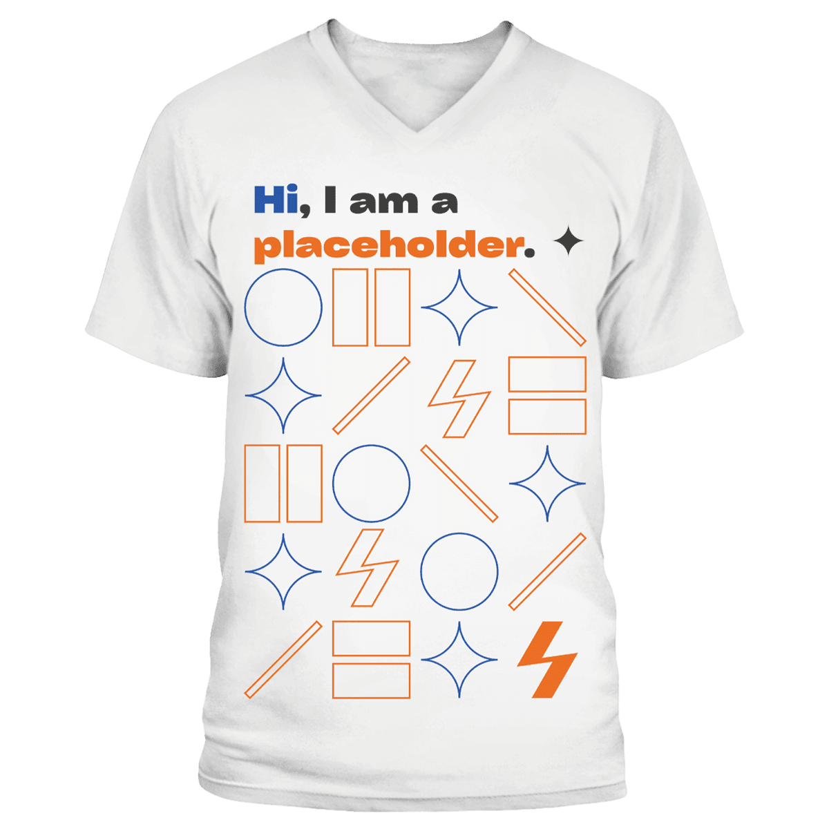 Lady's V-Neck T-Shirt | Gildan 5V00L (US Label)