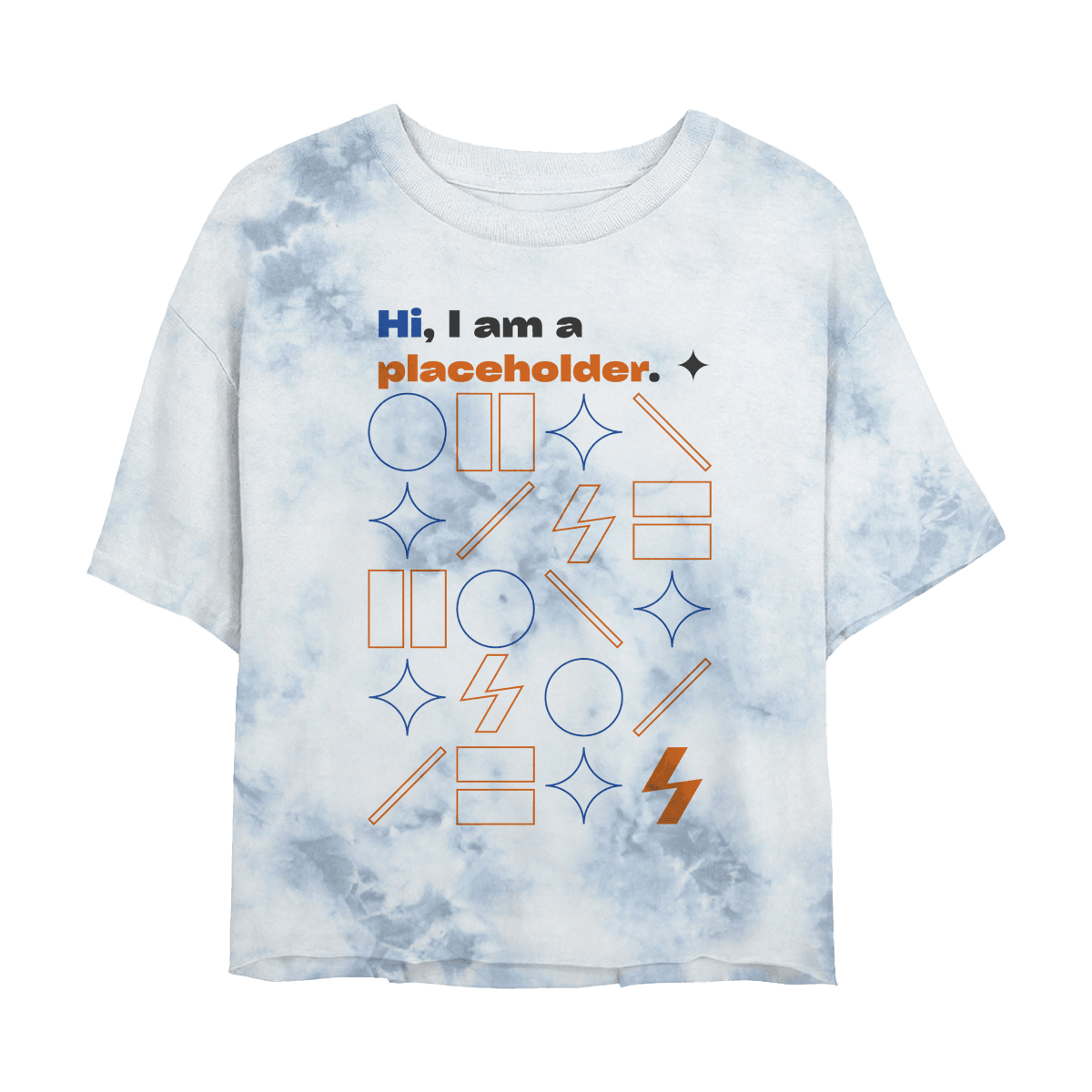 Lady's Wash Cropped T-Shirt (US Label)