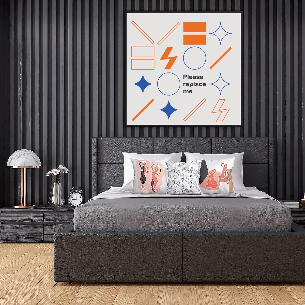 Framed Canvas Print - Square (US Label)