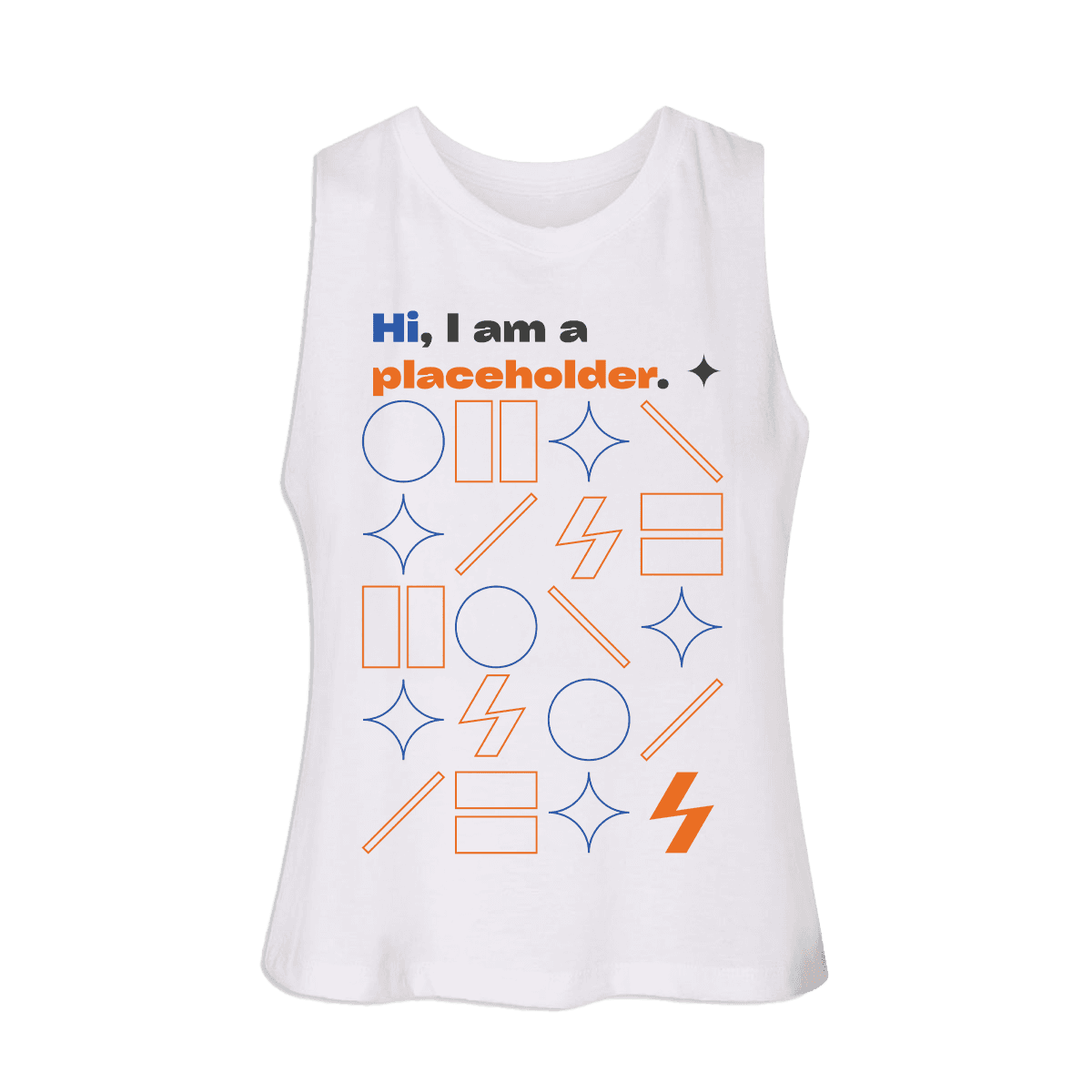 Lady's Racerback Cropped Tank | Bella + Canvas 6682 (US)