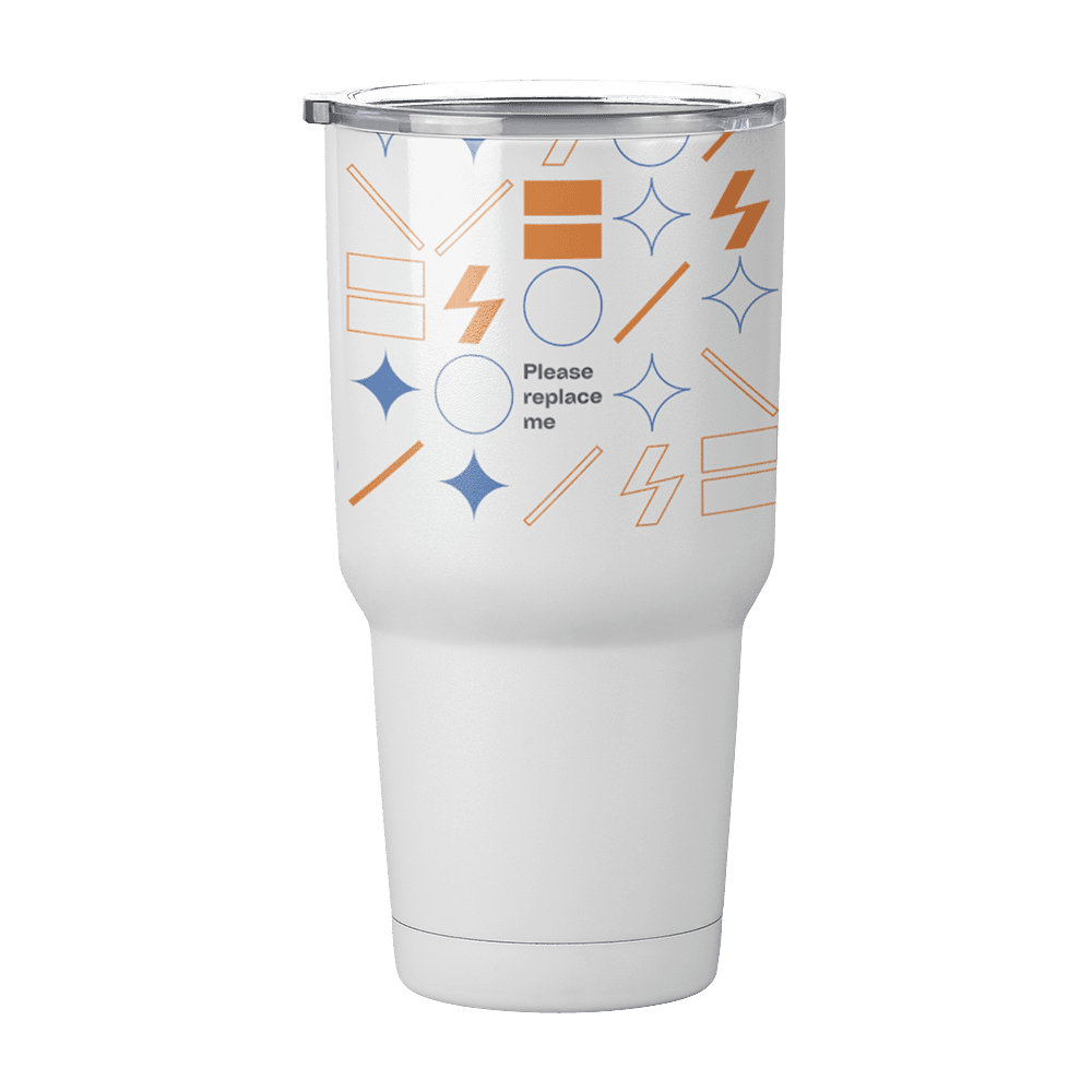 Tumbler 30oz - Half Print (US)