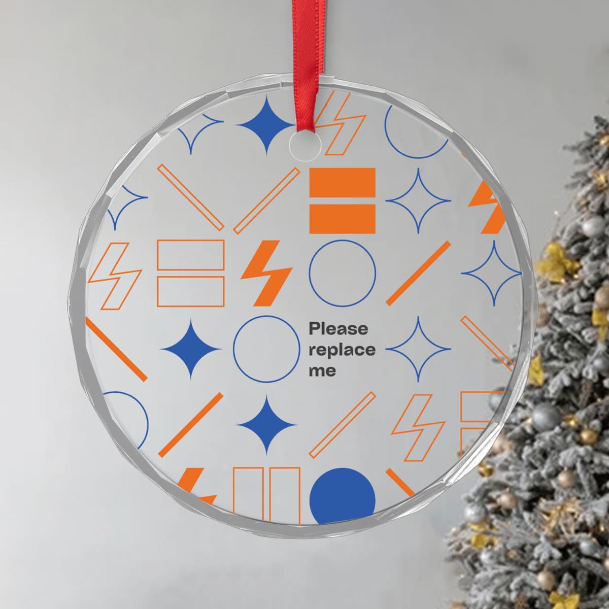 Glass Ornament - Circle (US)