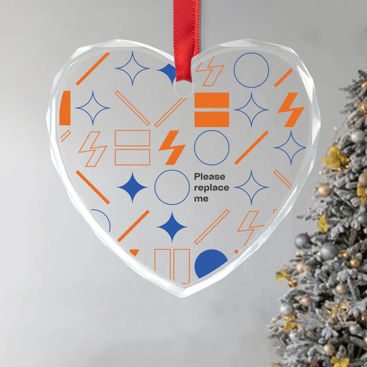 Glass Ornament - Heart-shaped (US)