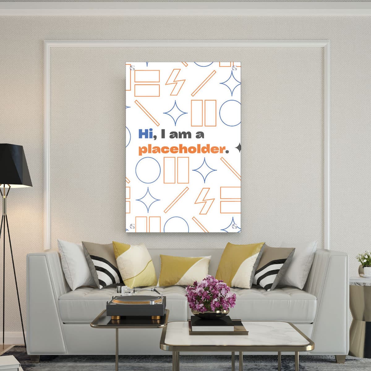 Portrait Metal Sign (EU Label)