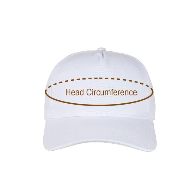 Baseball Cap (UK) size chart imperial