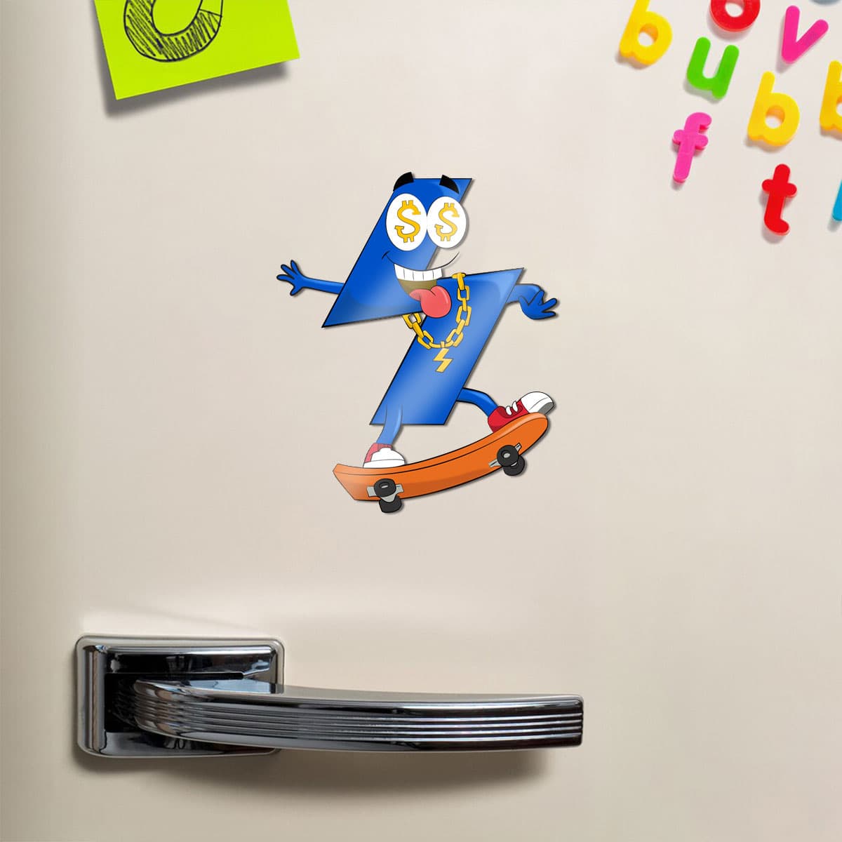Acrylic Fridge Magnet - Custom Shape - 1 Layer (US)