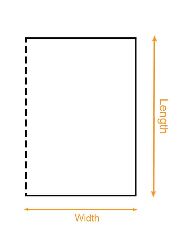Loose-Leaf Notebook (US Label) size chart imperial