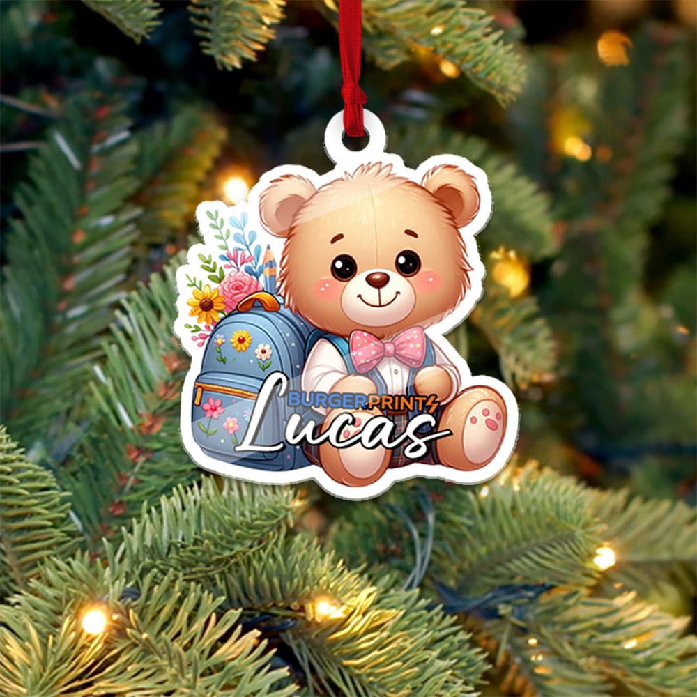 Acrylic Ornament - Custom Shape - 1 Side (US Label)