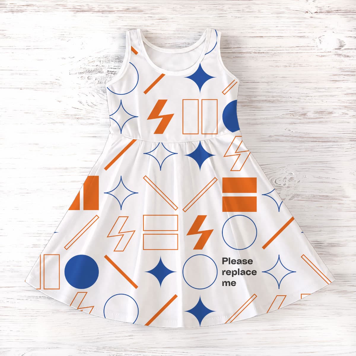 AOP Kid's Sleeveless Skater Dress (US Label)