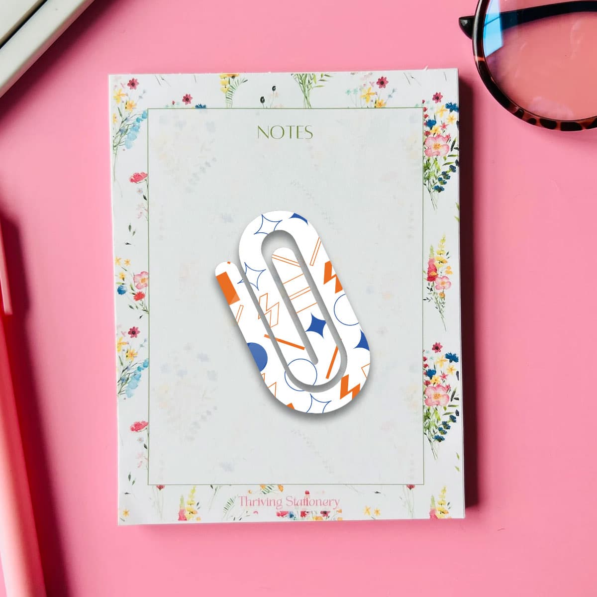 Acrylic Paper Clip - Custom Shape - 2 Sides (US)