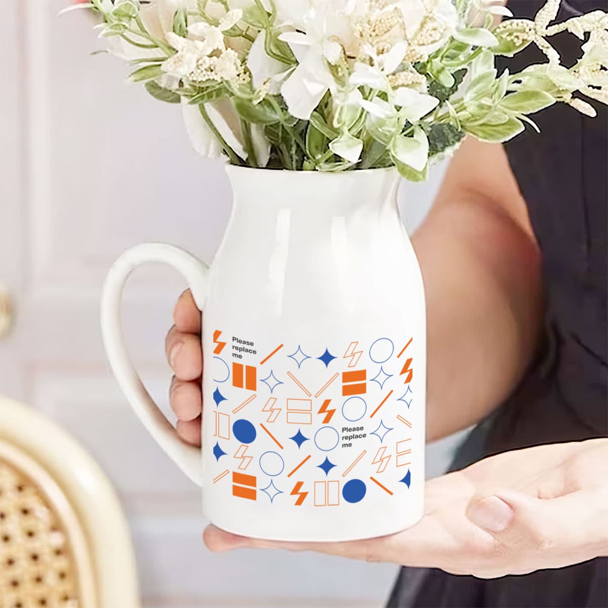 Ceramic Flower Vase (US Label)
