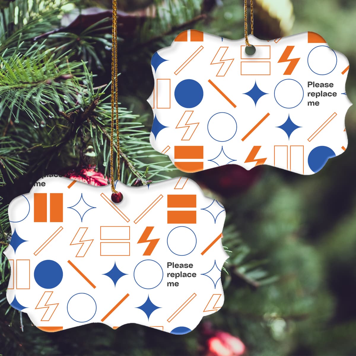 Ceramic Ornament - Medallion (US)