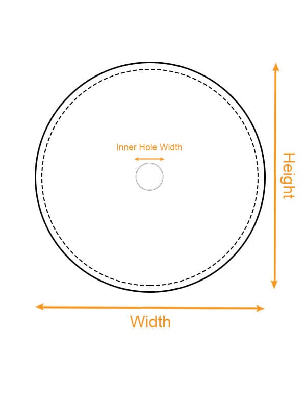 Christmas Tree Skirt (US) size chart imperial