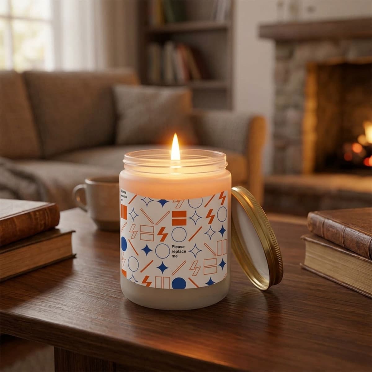 Frosted Glass Candle Jar (US)