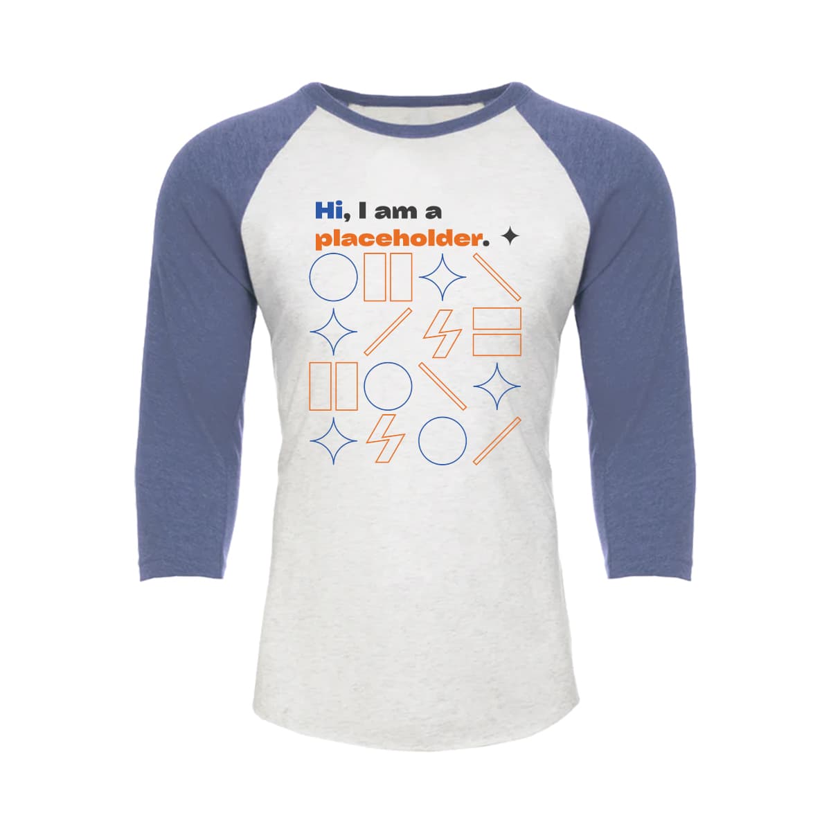 Tri-Blend 3/4 Raglan T-Shirt | Next Level 6051 (US Label)