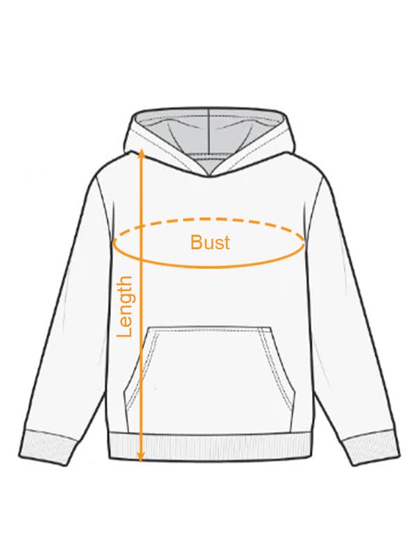 Vintage Mineral Washed Hoodie | Zuni Sportswear ZS4005 (US Label) size chart imperial