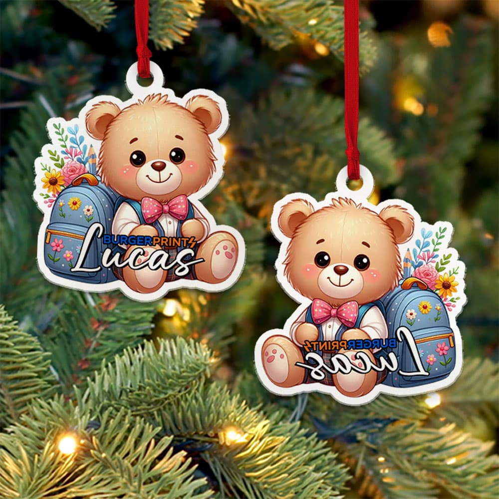Wooden Ornament - Custom Shape - 2 Sides (US)