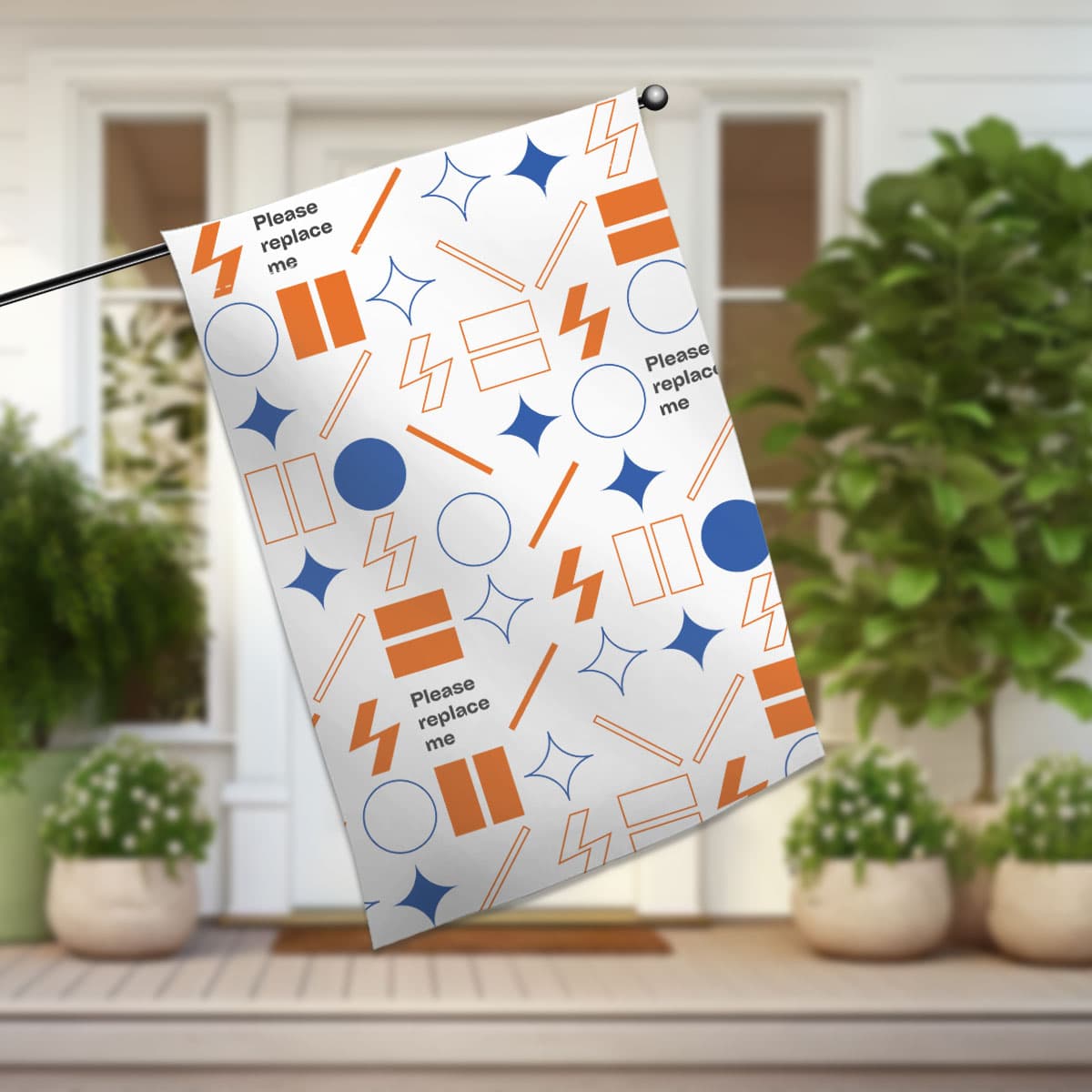 AOP Vertical Polyester House Flag (VN)