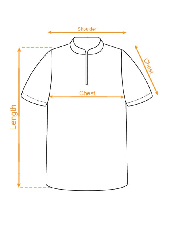 AOP Zipper Polo Bowling Jersey Shirt (VN) size chart imperial