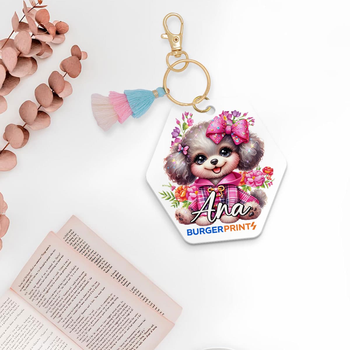 Wooden Keychain With Tassel (VN)