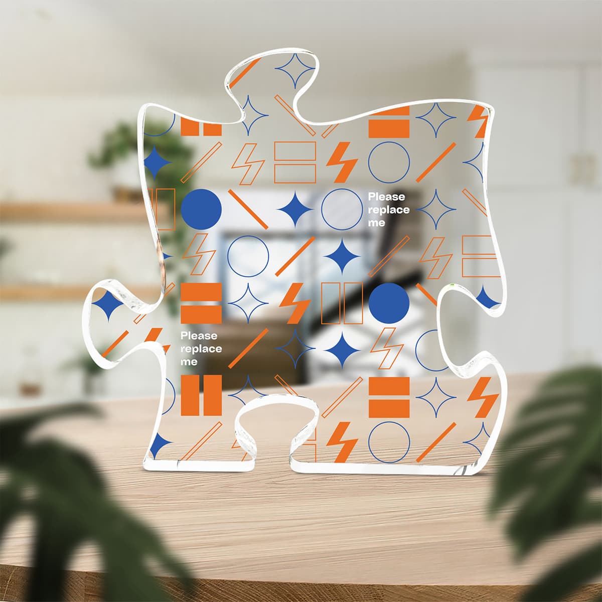Puzzle Shaped Acrylic Block (VN)