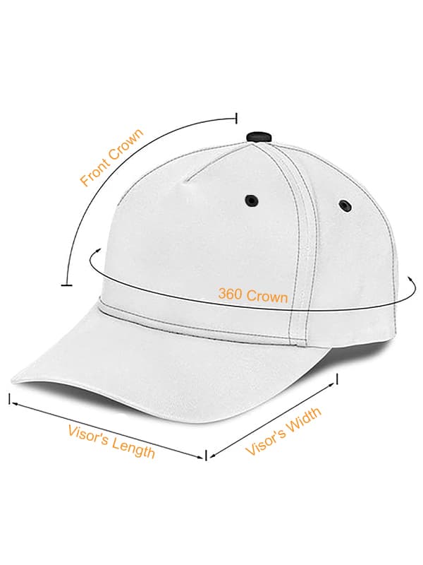 AOP Classic Cap (CN) size chart imperial