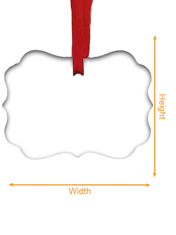 Aluminum Ornament - Medallion size chart imperial