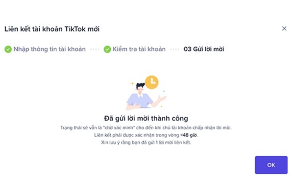 Liên kết tài khoản TikTok với TikTok Shop 