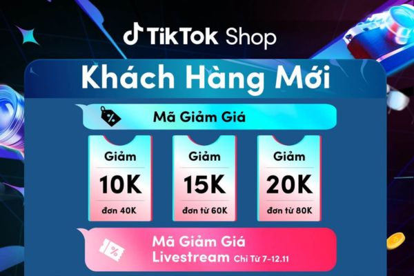 Mã giảm giá TikTok Shop cho khách hàng mới