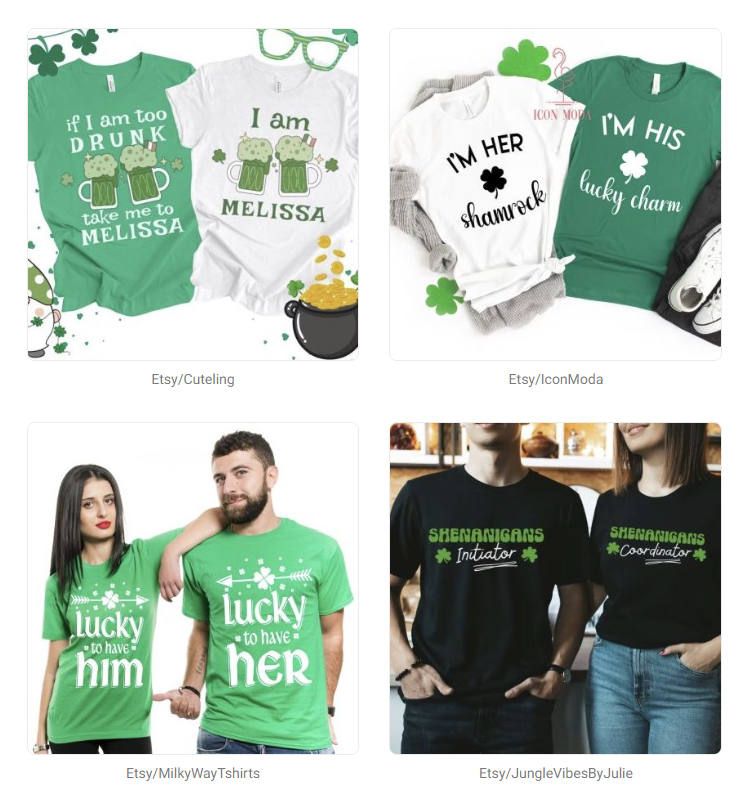 Ý tưởng thiết kế POD ngày Patrick Day