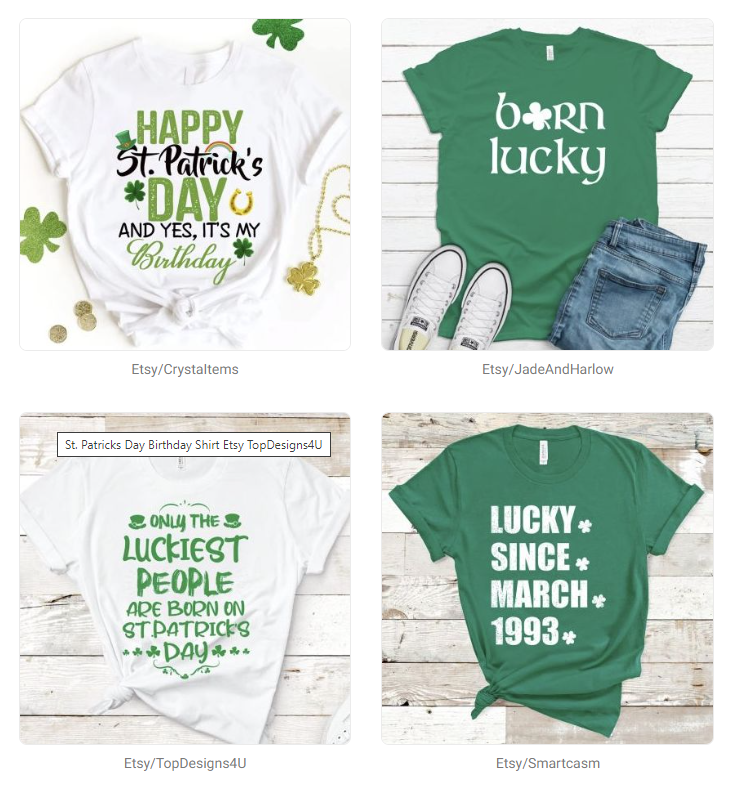 Ý tưởng thiết kế POD ngày Patrick Day