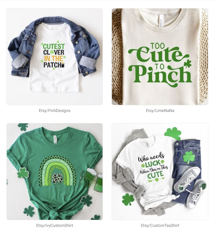 Ý tưởng thiết kế POD ngày Patrick Day