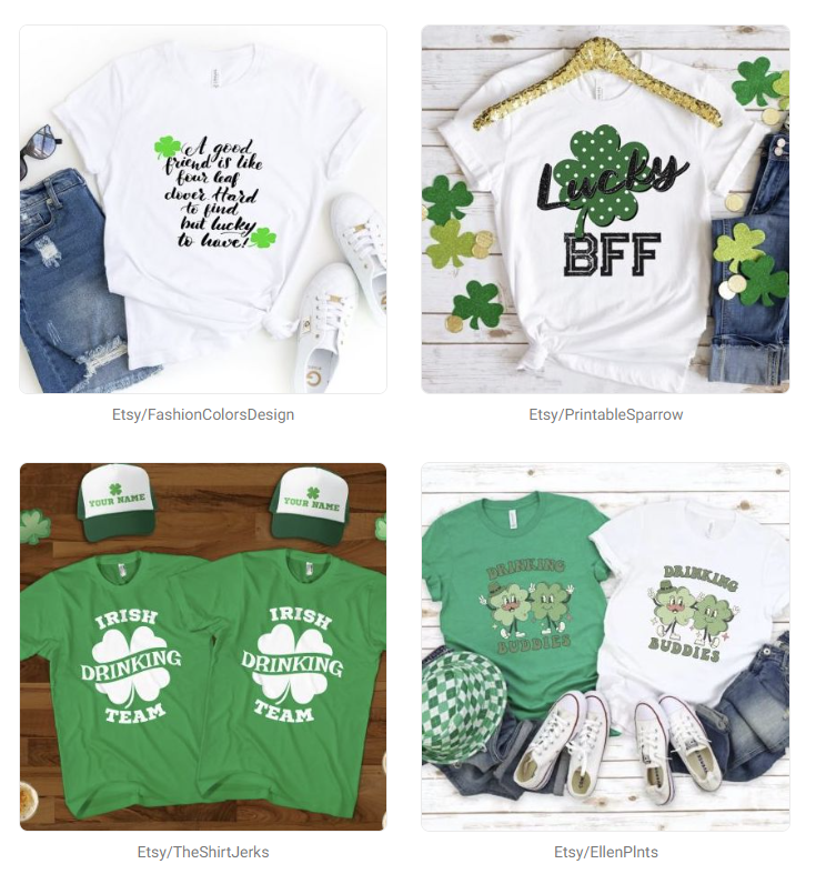 Ý tưởng thiết kế POD ngày Patrick Day