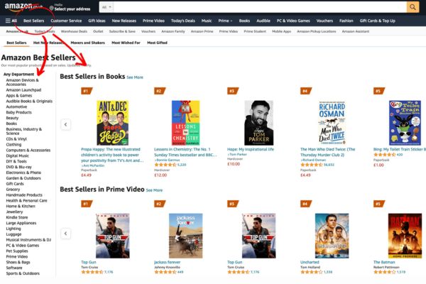 amazon choice vs best seller là gì