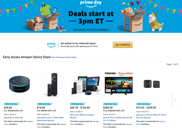 Chiến lược giá ngày Prime Day