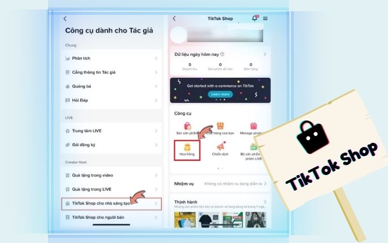 Tạo tài khoản TikTok Affiliate