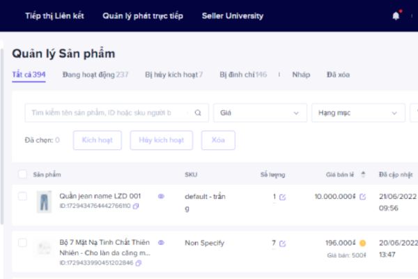 hướng dẫn cách tạo sản phẩm trên Tiktok Shop đơn giản