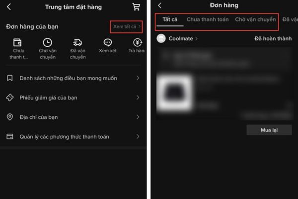 cách xem tổng số tiền đã mua trên TikTok đơn giản