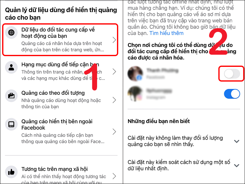 Xóa quảng cáo trên Facebook