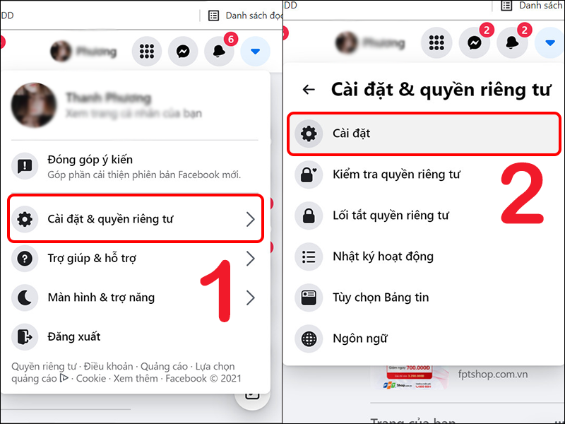 Xóa quảng cáo trên Facebook