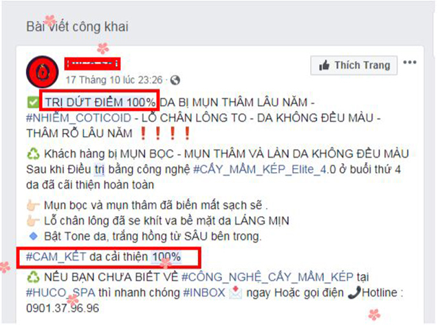 Những từ vi phạm chính sách Facebook