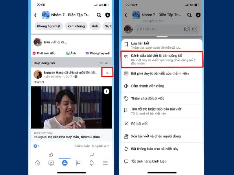 cách ghim nhiều bài viết trên Facebook