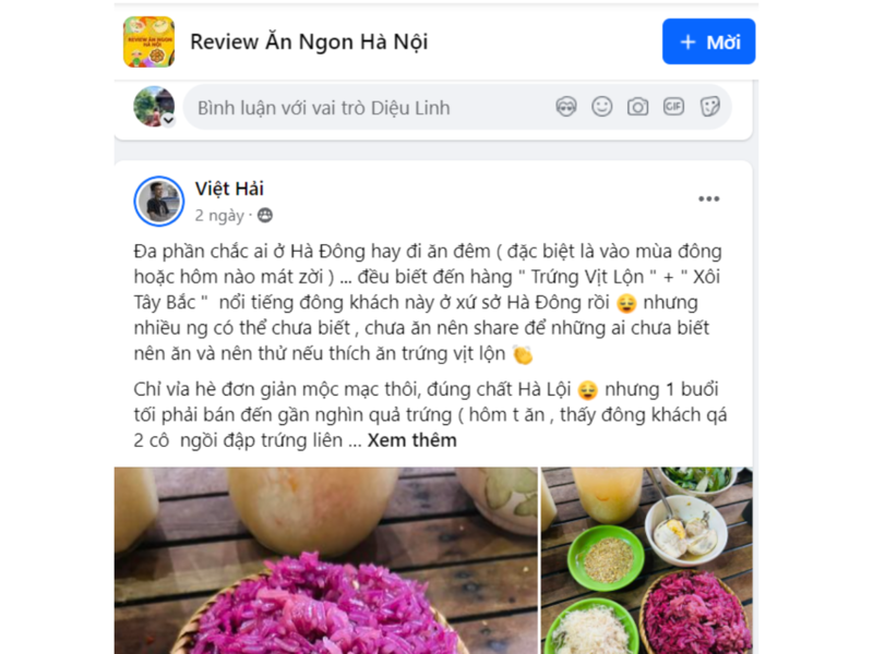 Bài viết có đánh giá, phản hồi chất lượng là một dạng bài bán hàng hay trên Facebook không nên bỏ qua