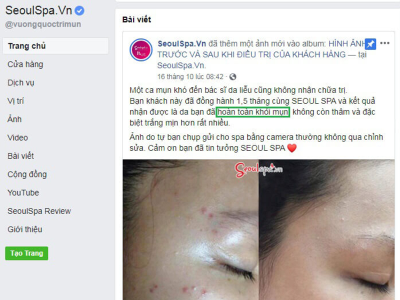 Từ ngữ vi phạm chính sách Facebook liên quan tới sự cam kết