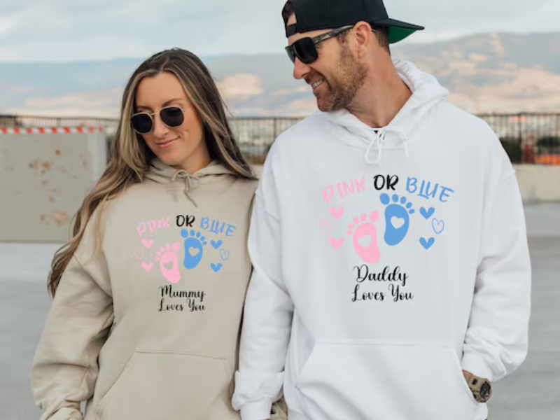 Những sản phẩm phù hợp cho Gender Reveal - Áo hoodie