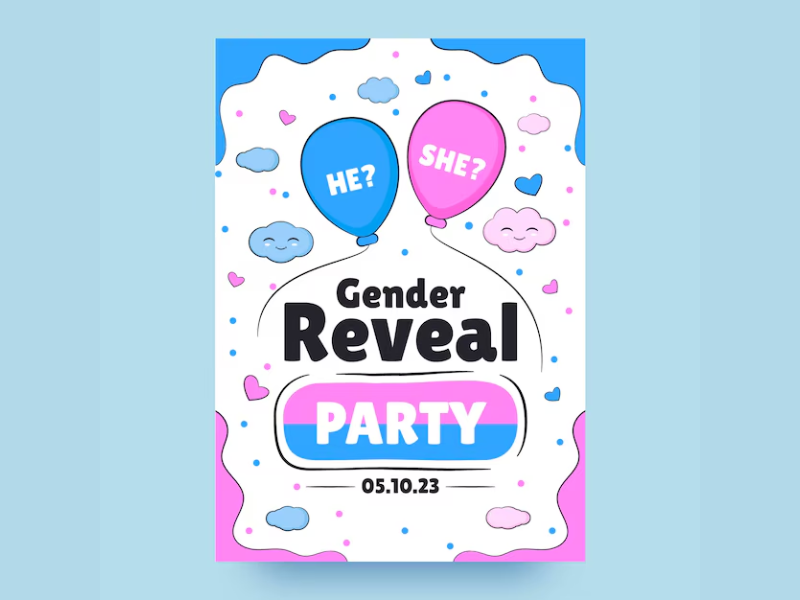 Những sản phẩm phù hợp cho Gender Reveal - Poster