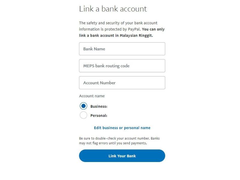 liên kết tài khoản ngân hàng với paypal nhật